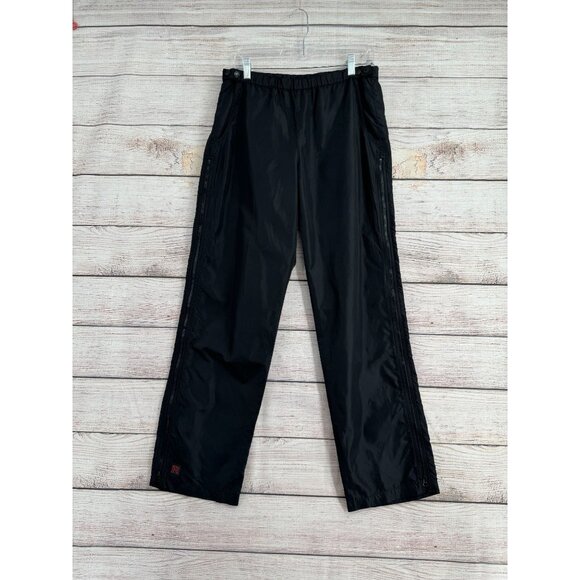 Ralph Ralph‎ Lauren Zip Away Rain Pants Men's Size Medium Black - Picture 1 of 10